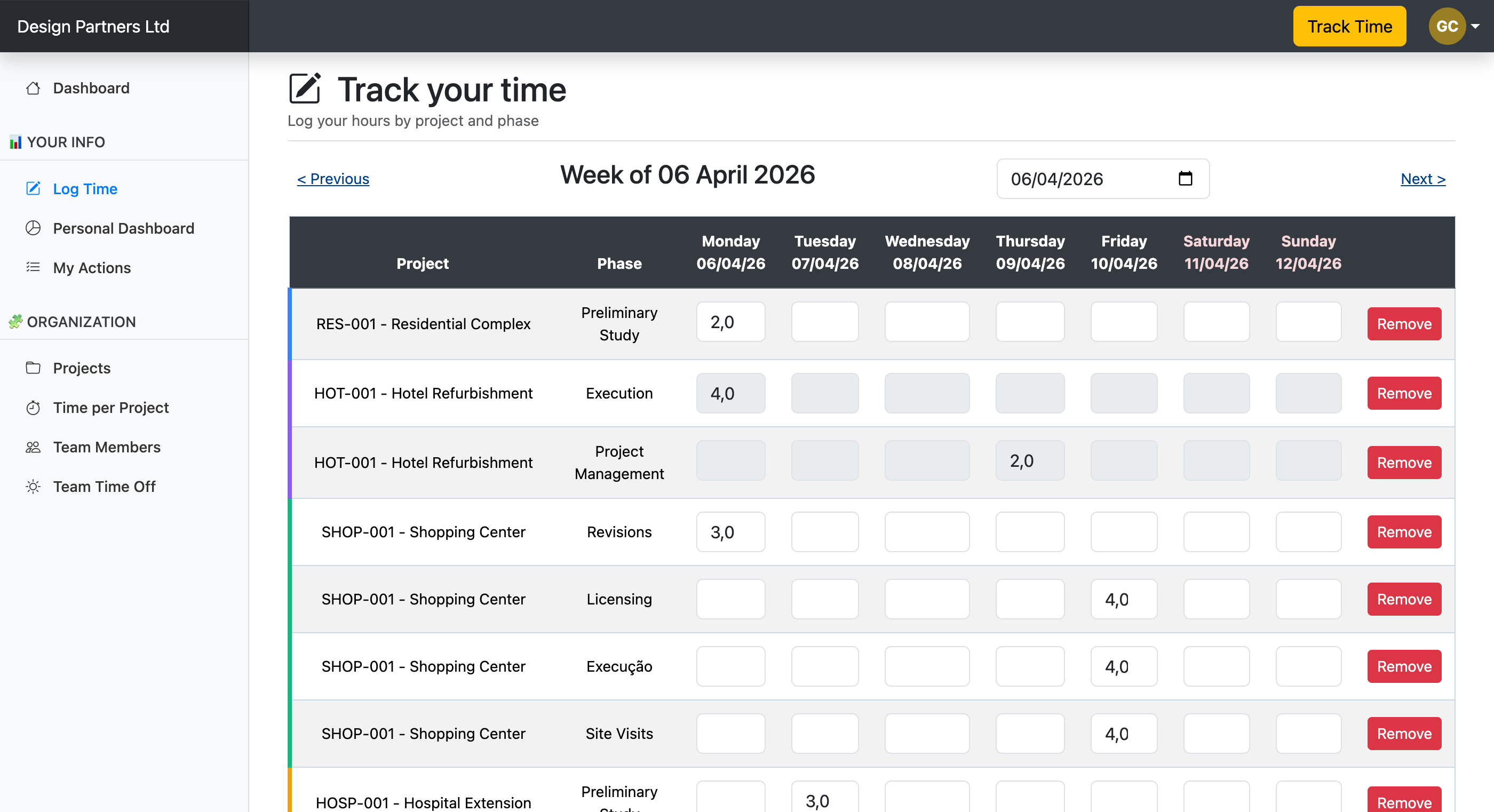 Simple Time Tracking